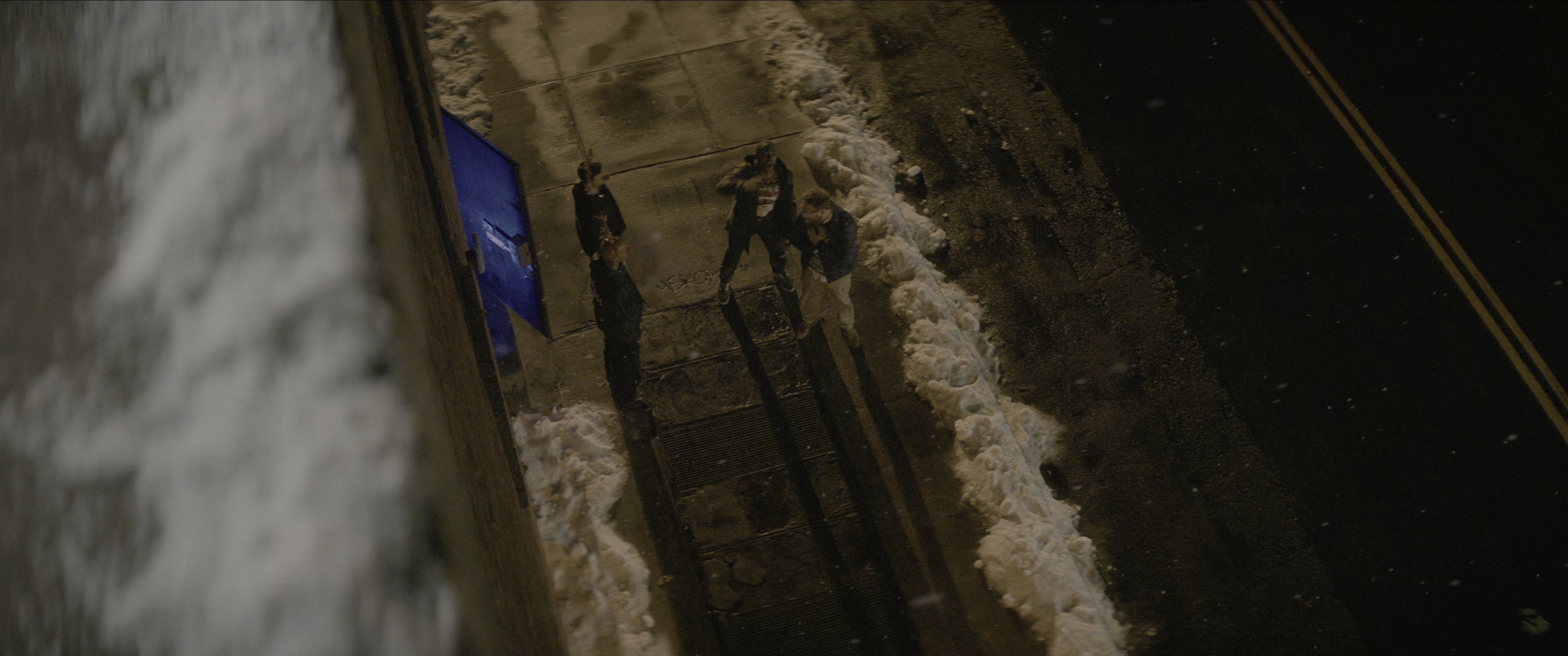The Night Before (2015), wide, 2.39:1 — film still