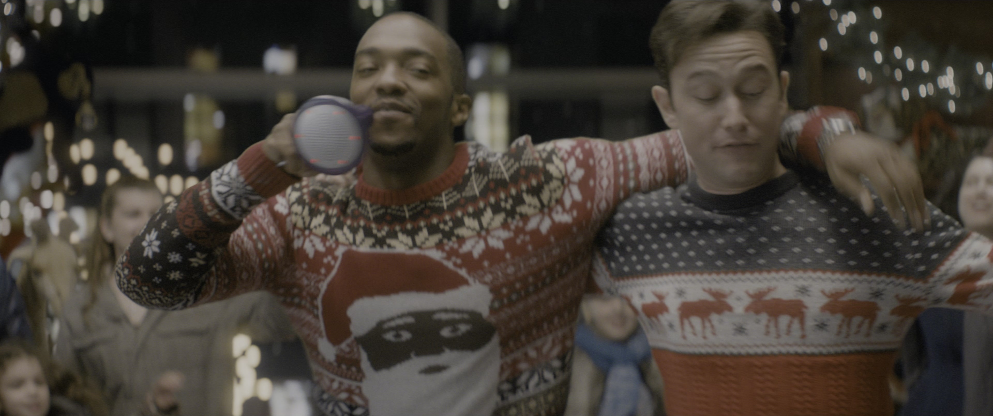 The Night Before (2015), wide, 2.39:1 — film still