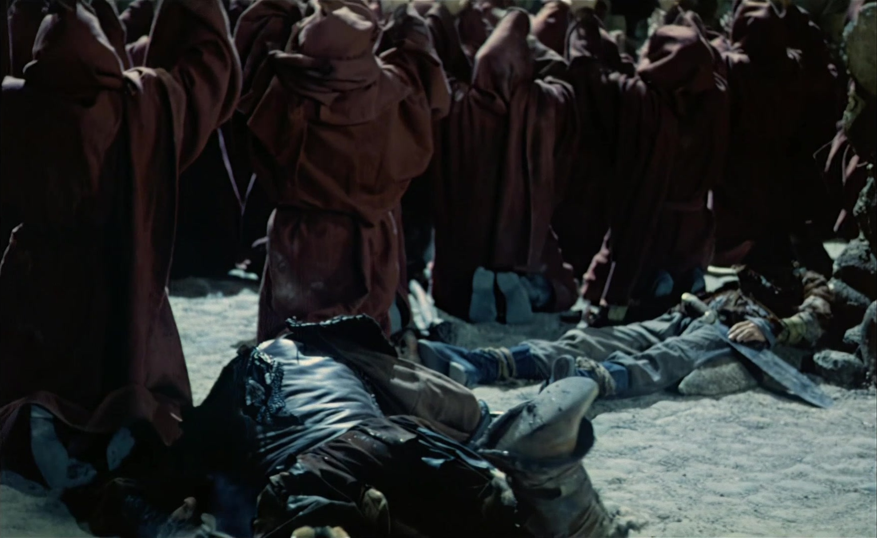 Es ist nicht leicht, ein Gott zu sein (1989), wide, 1.63:1 — film still