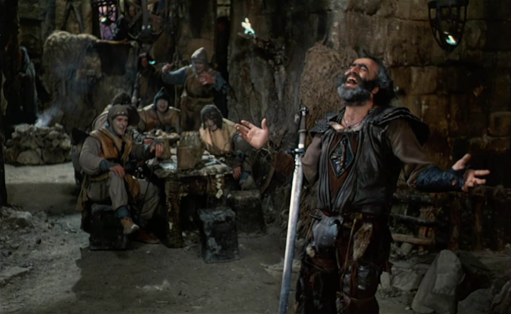 Es ist nicht leicht, ein Gott zu sein (1989), wide, 1.63:1 — film still