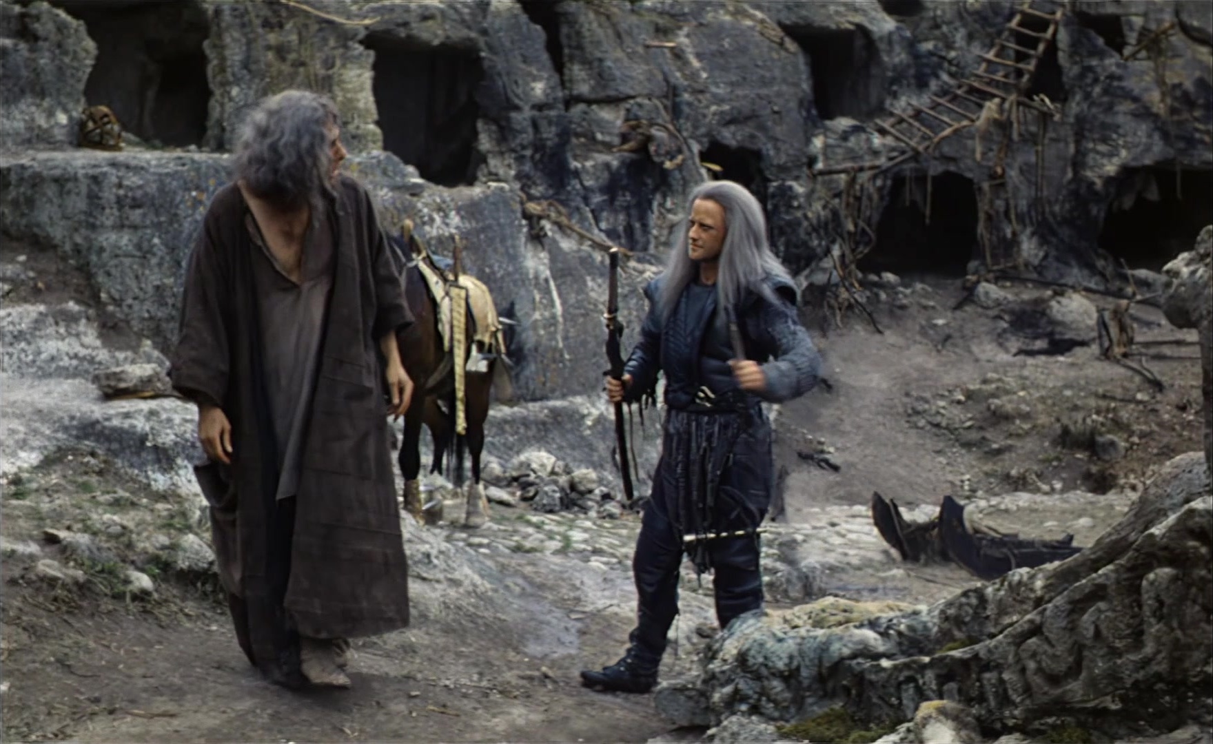 Es ist nicht leicht, ein Gott zu sein (1989), wide, 1.63:1 — film still