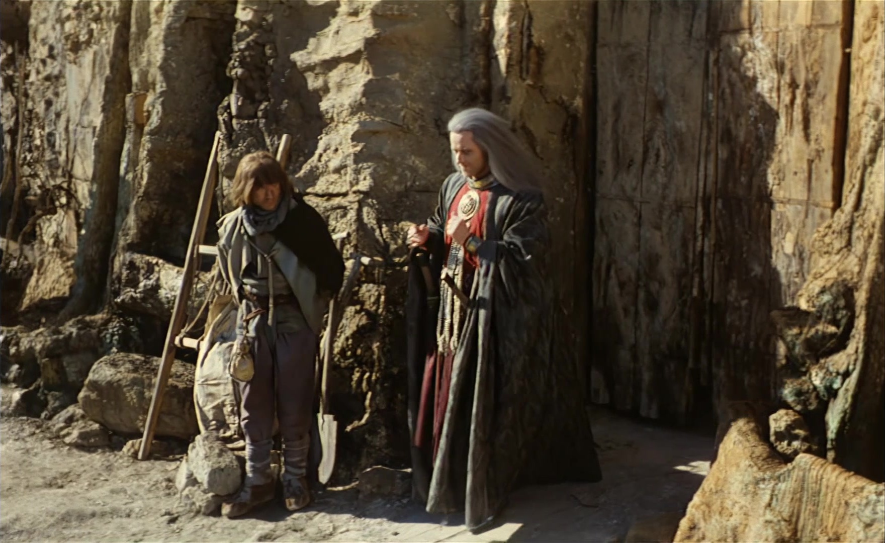 Es ist nicht leicht, ein Gott zu sein (1989), wide, 1.63:1 — film still