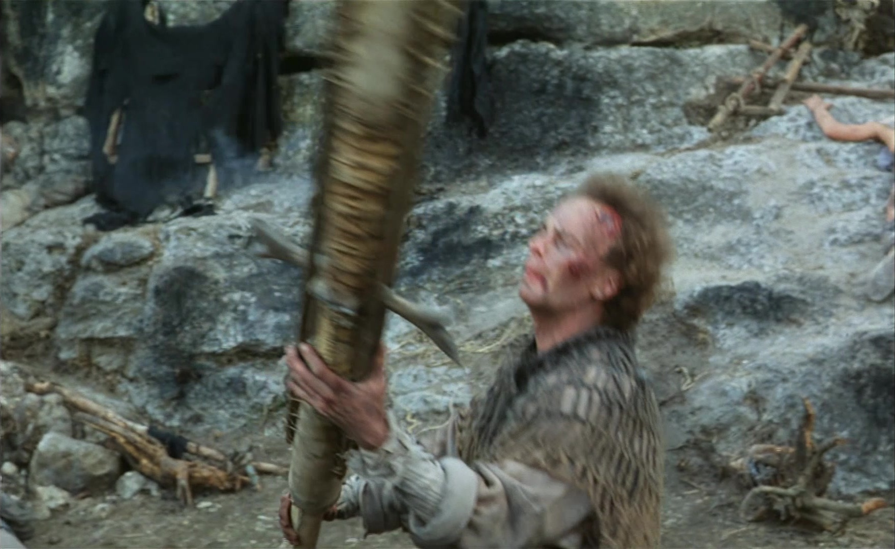 Es ist nicht leicht, ein Gott zu sein (1989), wide, 1.63:1 — film still