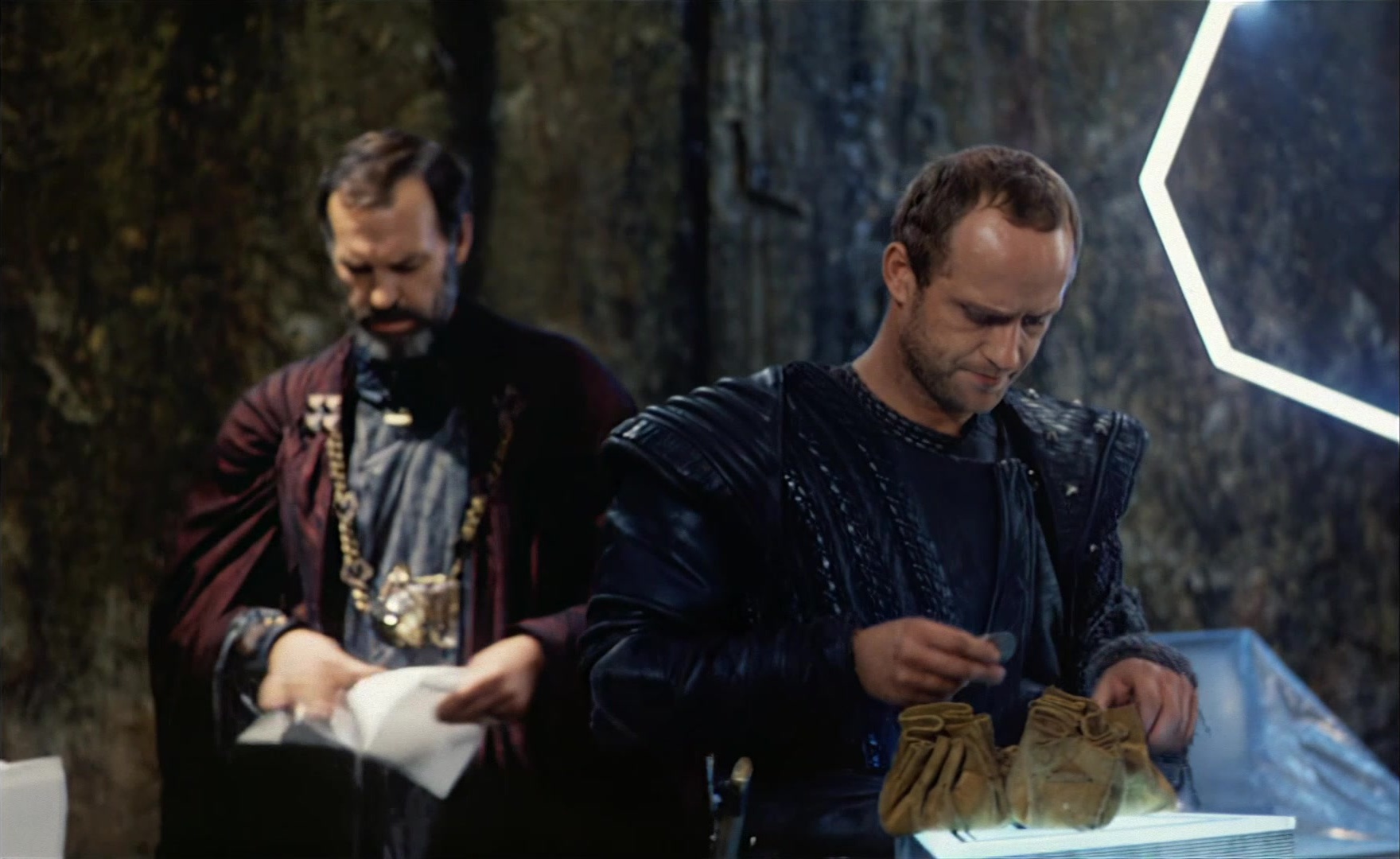 Es ist nicht leicht, ein Gott zu sein (1989), wide, 1.63:1 — film still