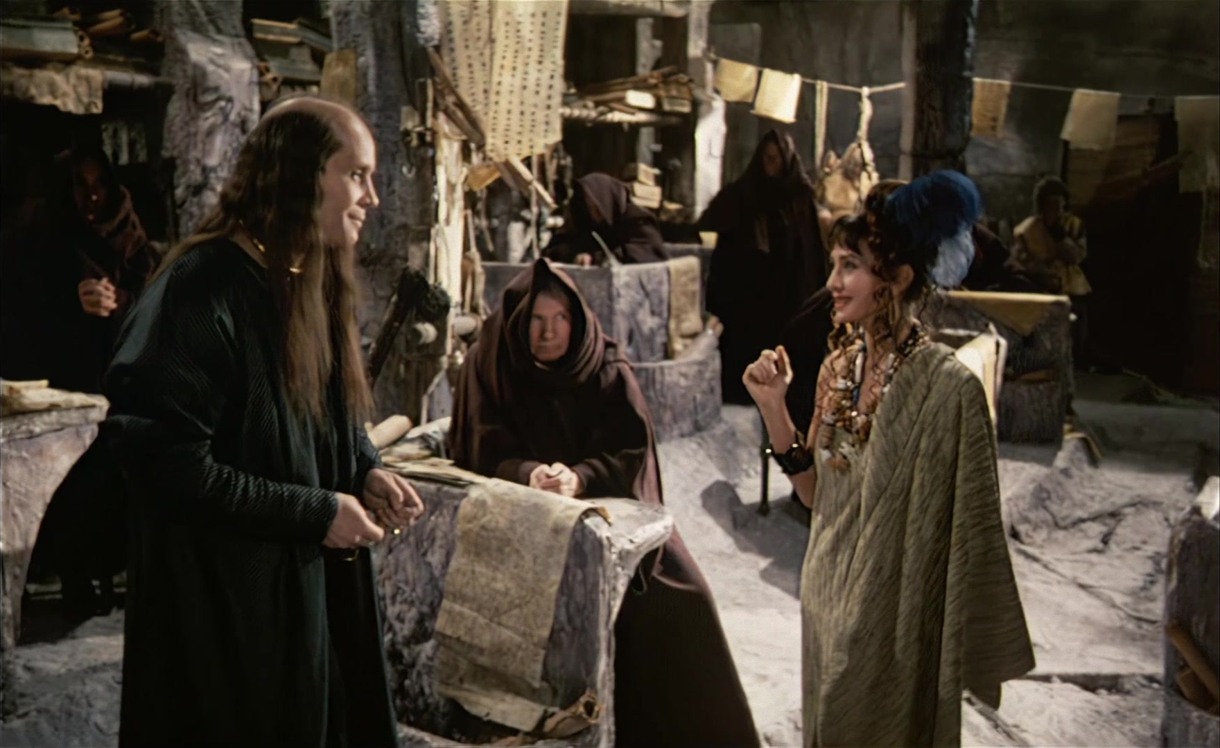 Es ist nicht leicht, ein Gott zu sein (1989), wide, 1.63:1 — film still