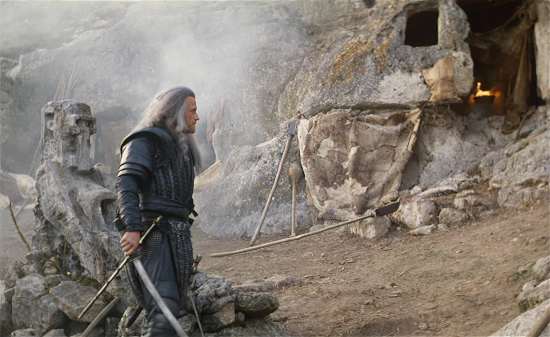 Es ist nicht leicht, ein Gott zu sein (1989), wide, 1.63:1 — film still