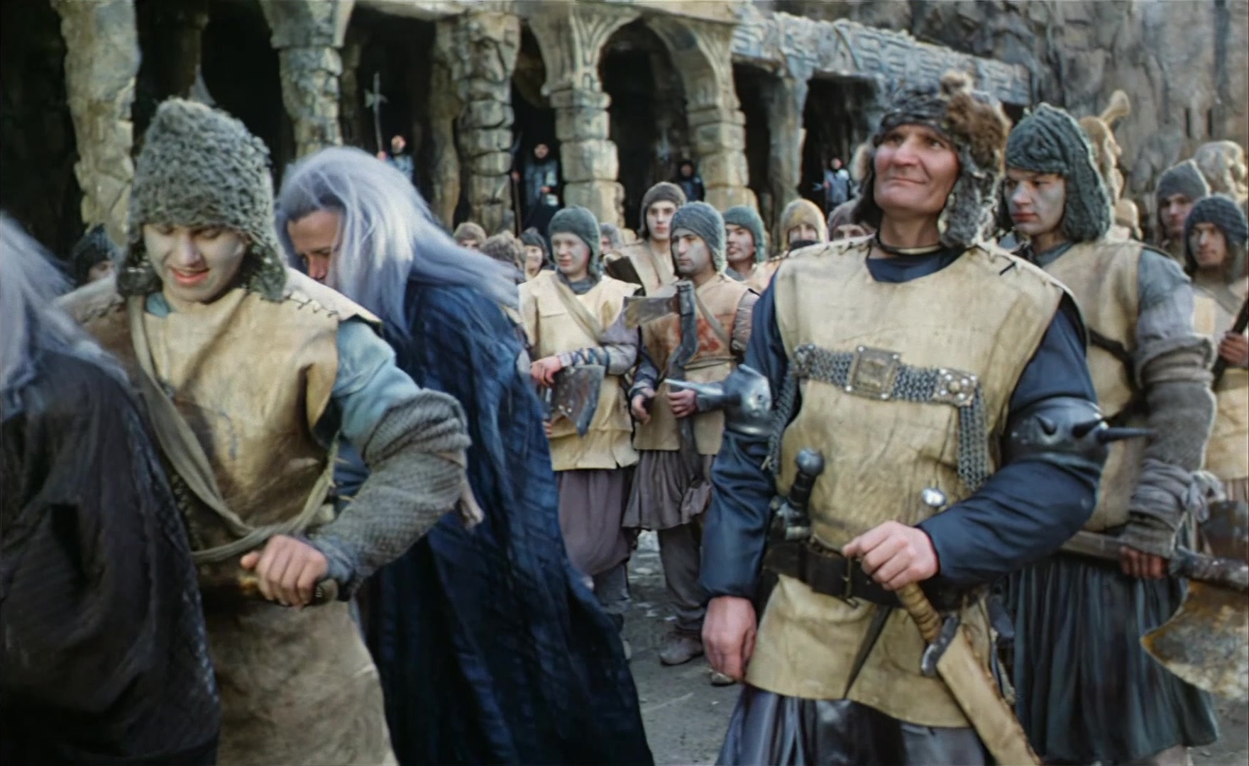 Es ist nicht leicht, ein Gott zu sein (1989), wide, 1.63:1 — film still