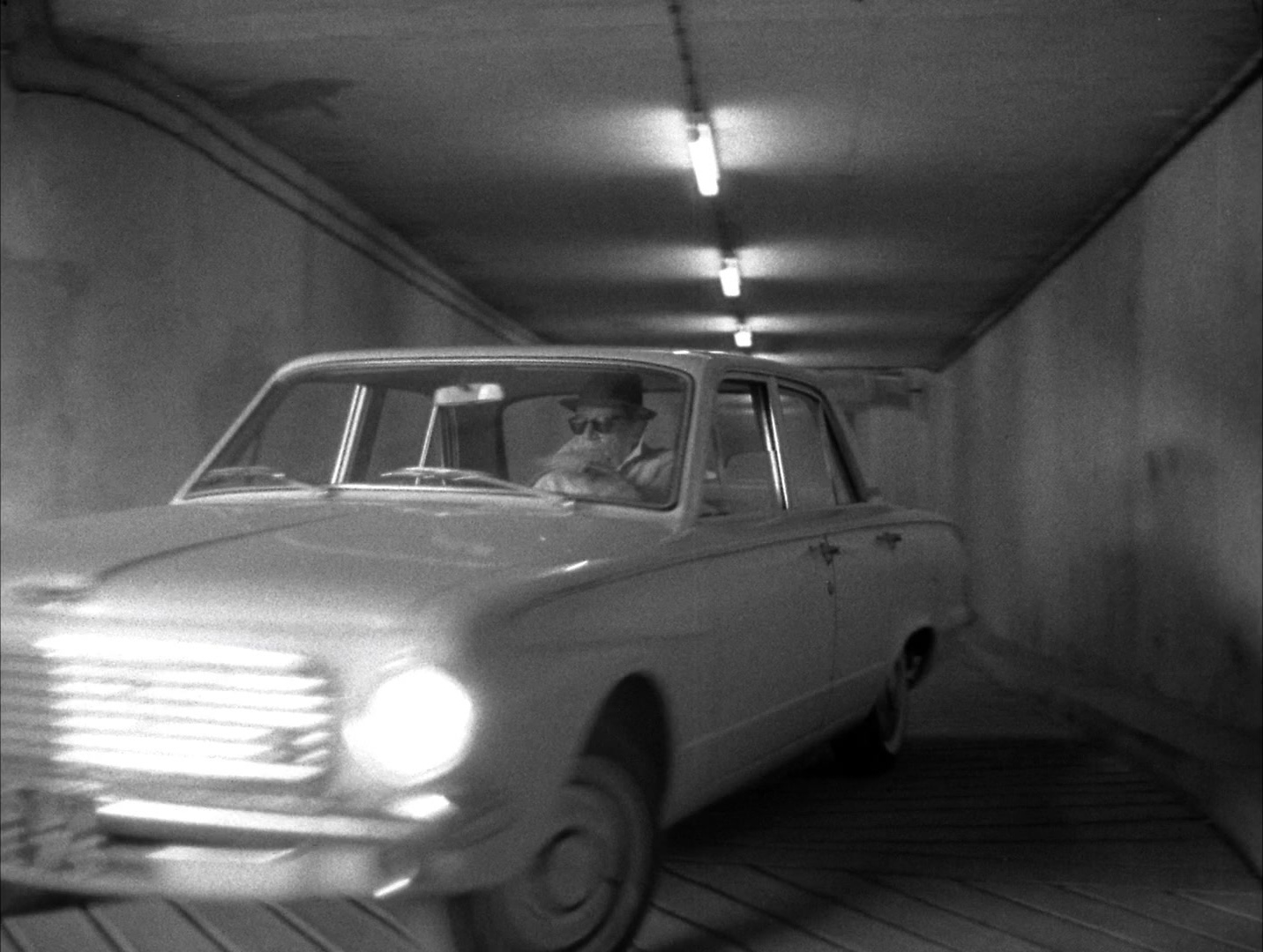 Alphaville: Une étrange aventure de Lemmy Caution (1965), wide, 1.33:1 — film still