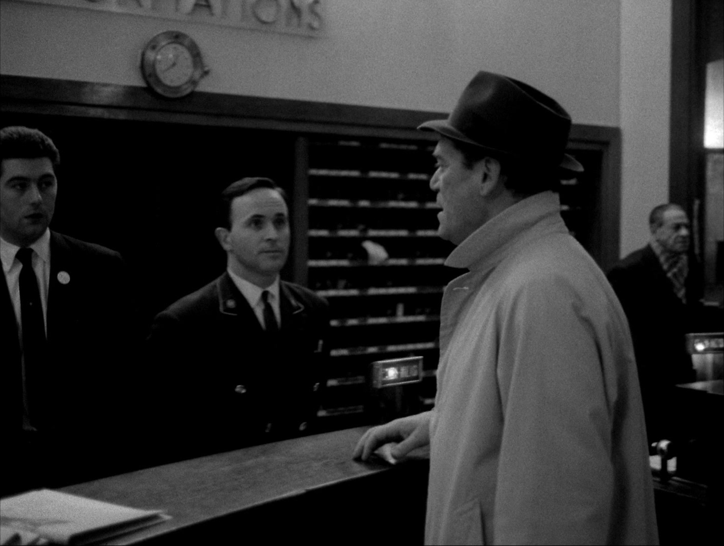 Alphaville: Une étrange aventure de Lemmy Caution (1965), wide, 1.33:1 — film still