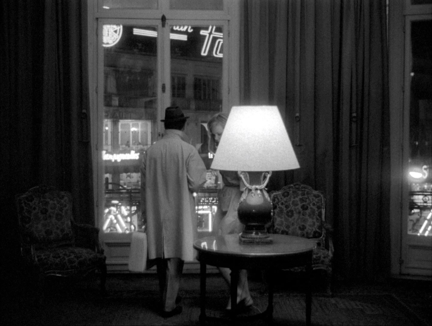 Alphaville: Une étrange aventure de Lemmy Caution (1965), wide, 1.33:1 — film still