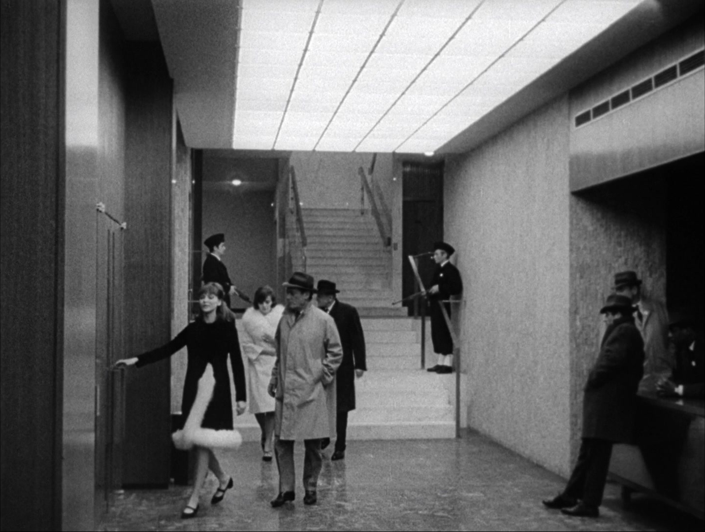 Alphaville: Une étrange aventure de Lemmy Caution (1965), wide, 1.33:1 — film still