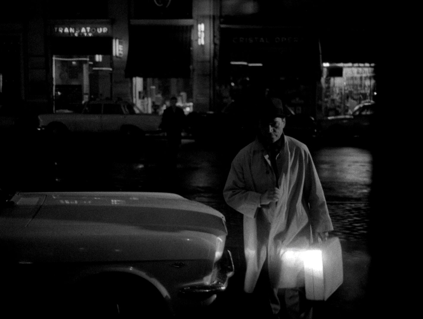 Alphaville: Une étrange aventure de Lemmy Caution (1965), wide, 1.32:1 — film still