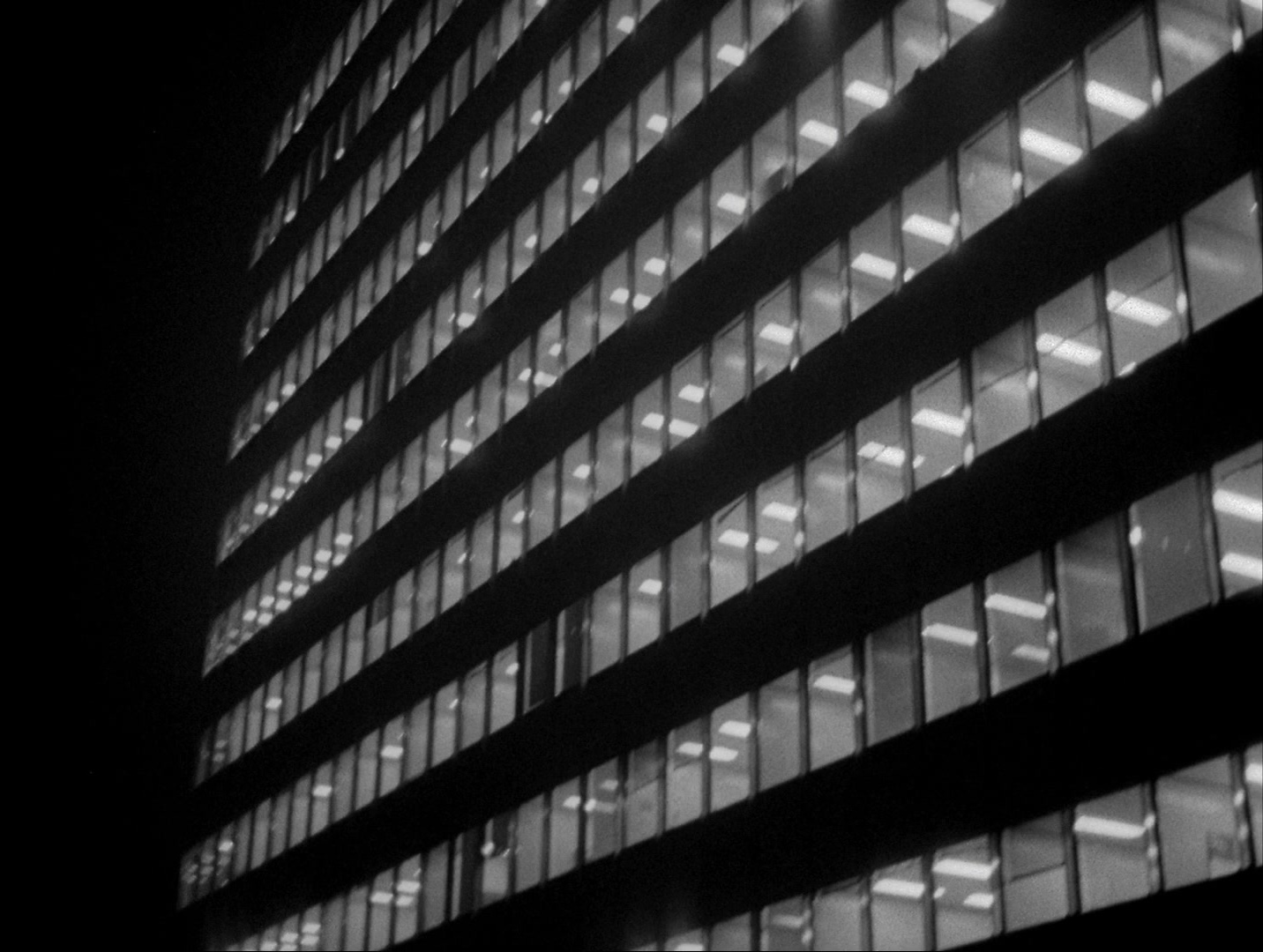 Alphaville: Une étrange aventure de Lemmy Caution (1965), wide, 1.33:1 — film still