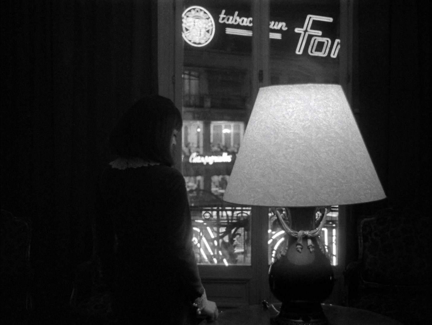 Alphaville: Une étrange aventure de Lemmy Caution (1965), wide, 1.33:1 — film still