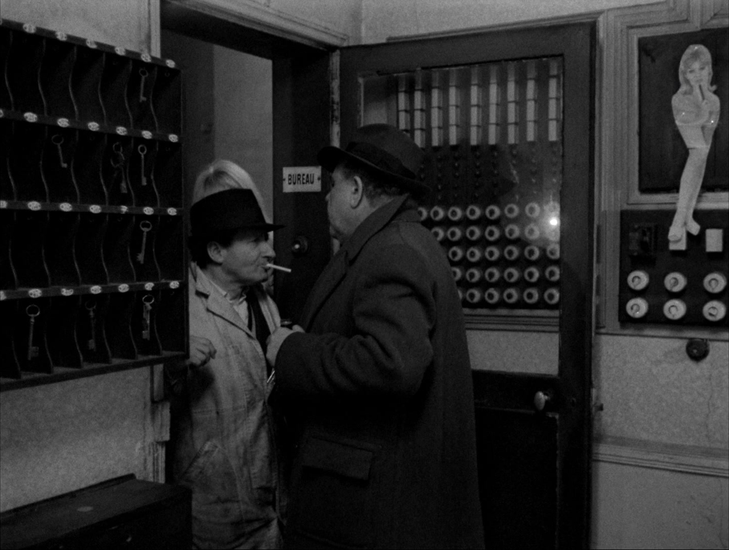 Alphaville: Une étrange aventure de Lemmy Caution (1965), wide, 1.33:1 — film still