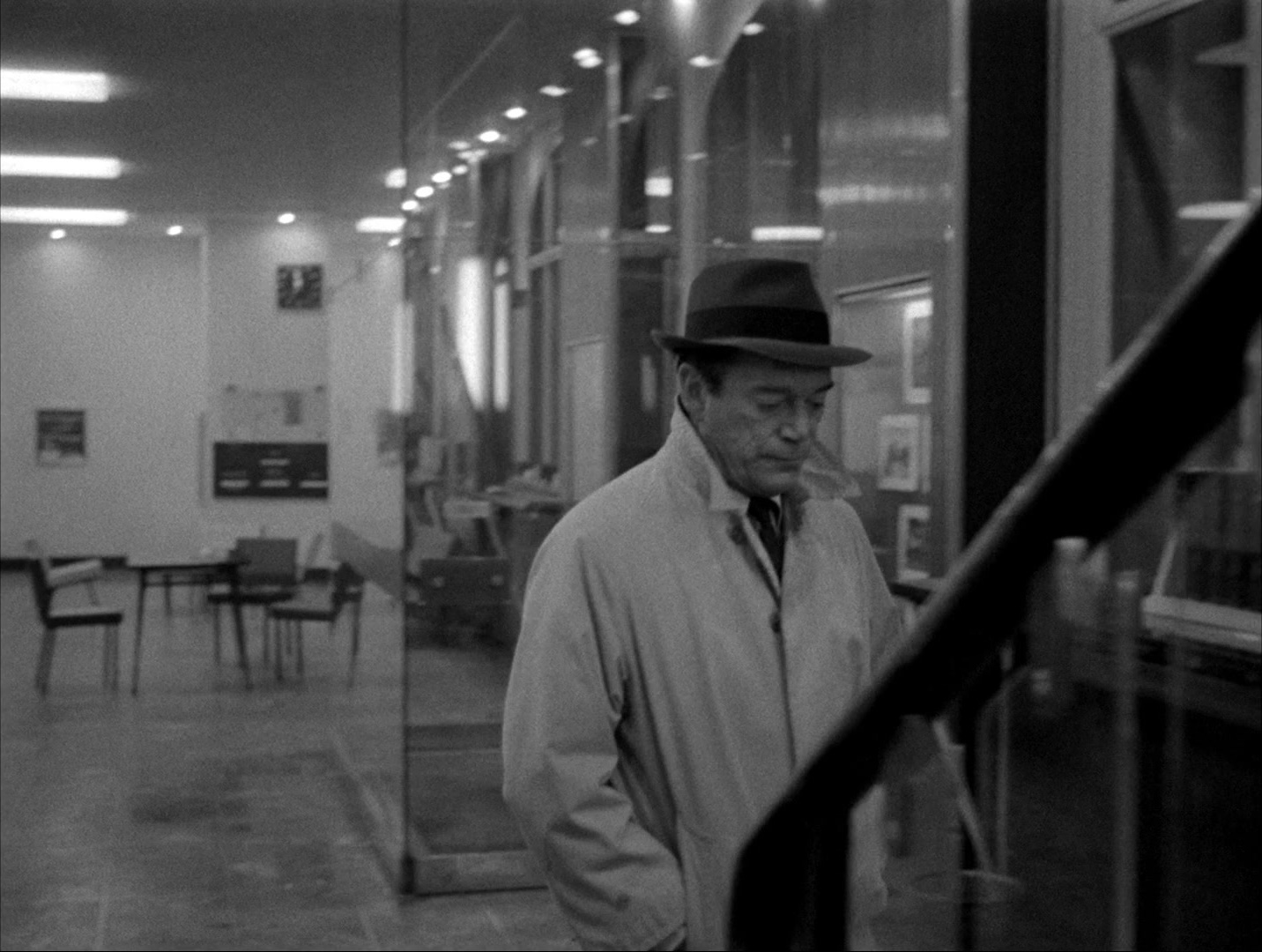 Alphaville: Une étrange aventure de Lemmy Caution (1965), wide, 1.33:1 — film still