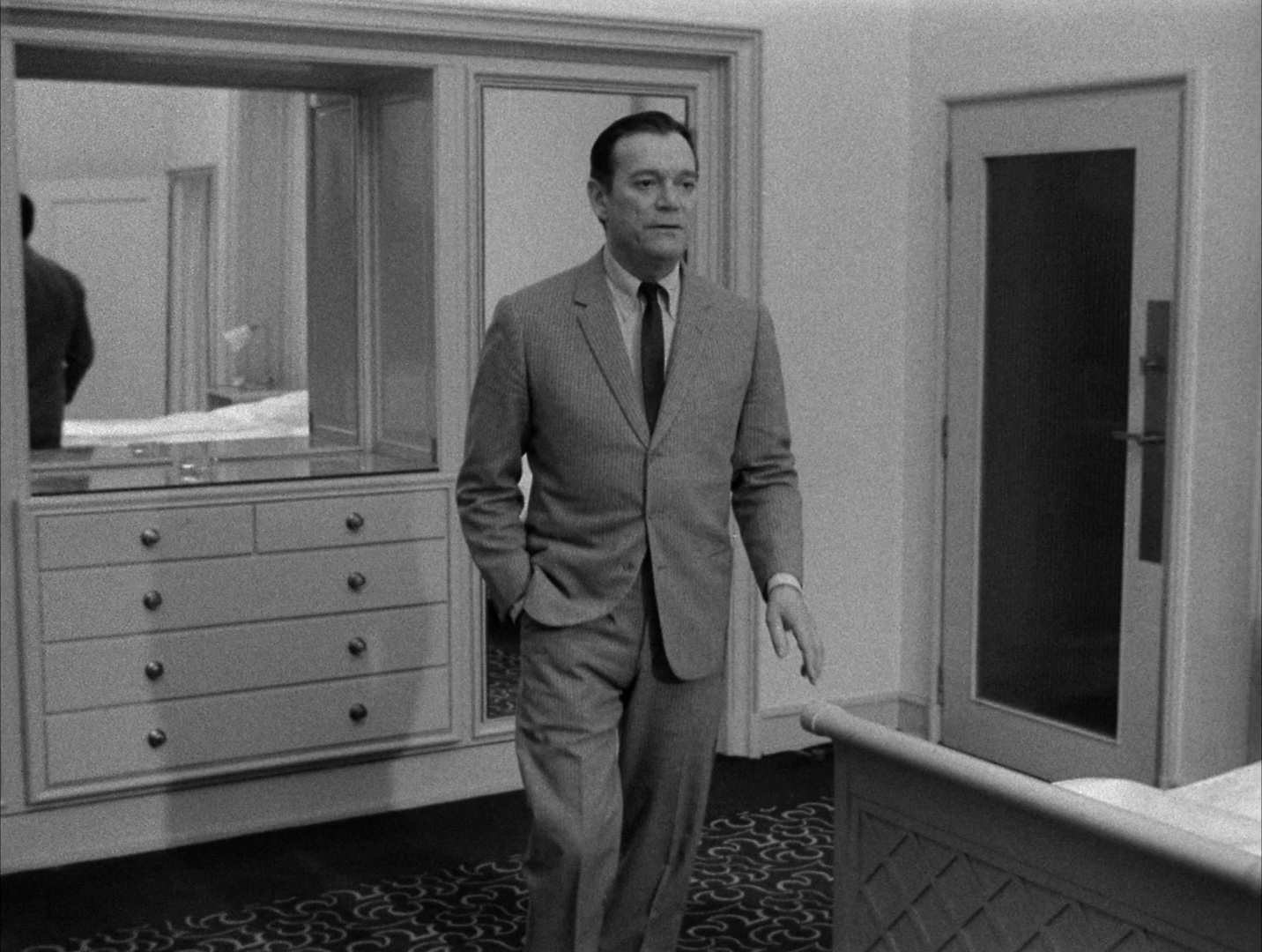 Alphaville: Une étrange aventure de Lemmy Caution (1965), wide, 1.33:1 — film still
