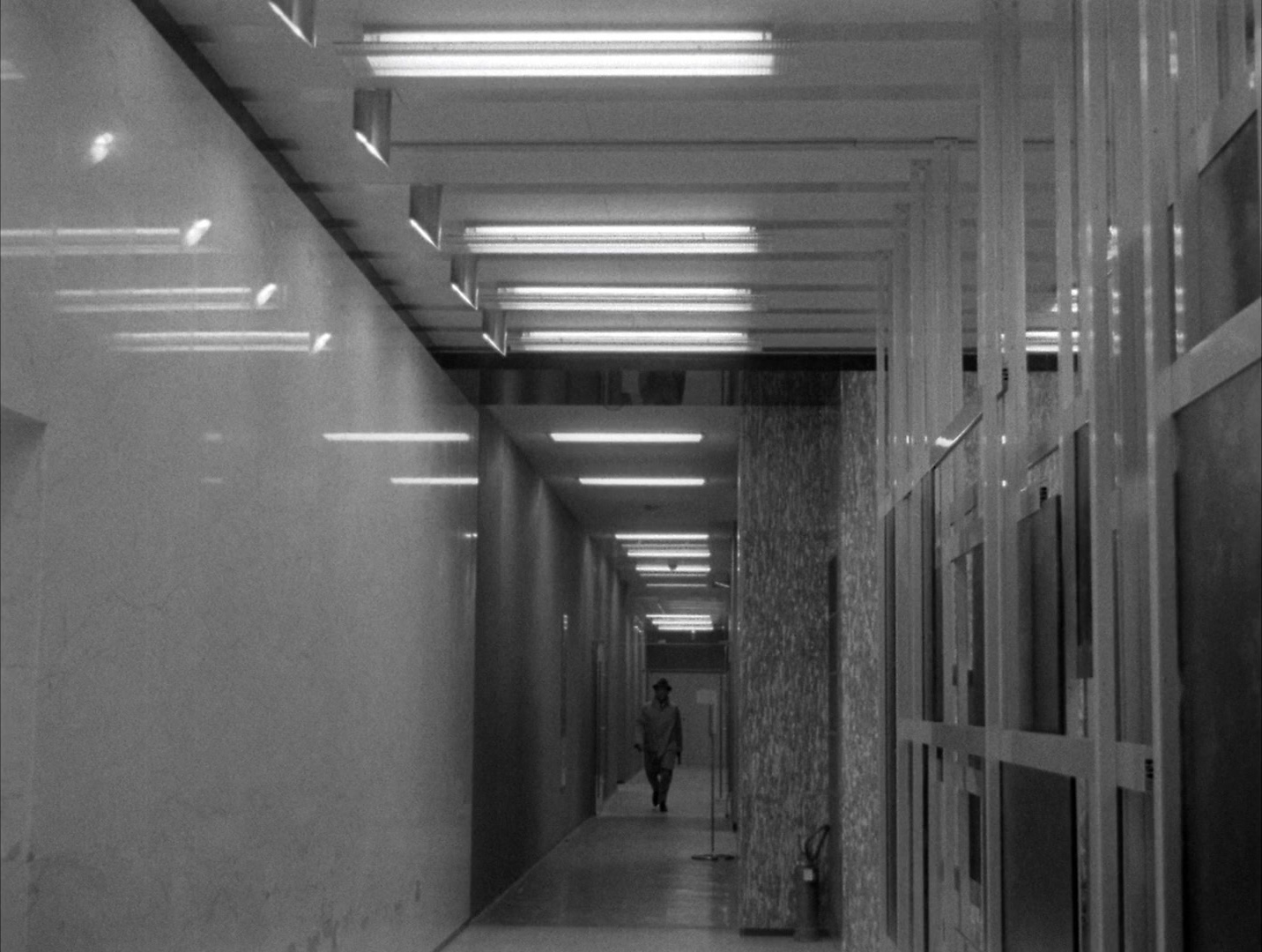 Alphaville: Une étrange aventure de Lemmy Caution (1965), wide, 1.33:1 — film still