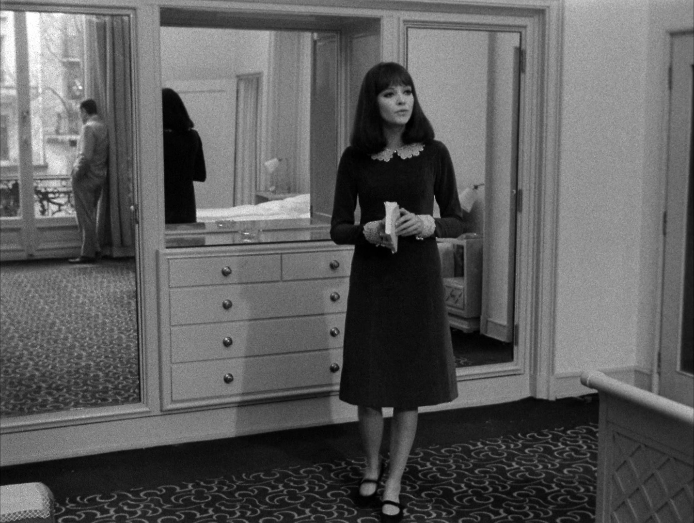 Alphaville: Une étrange aventure de Lemmy Caution (1965), wide, 1.33:1 — film still