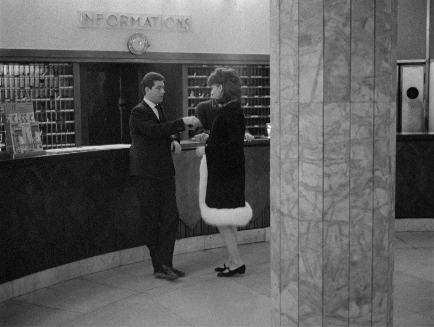 Alphaville: Une étrange aventure de Lemmy Caution (1965), wide, 1.33:1 — film still