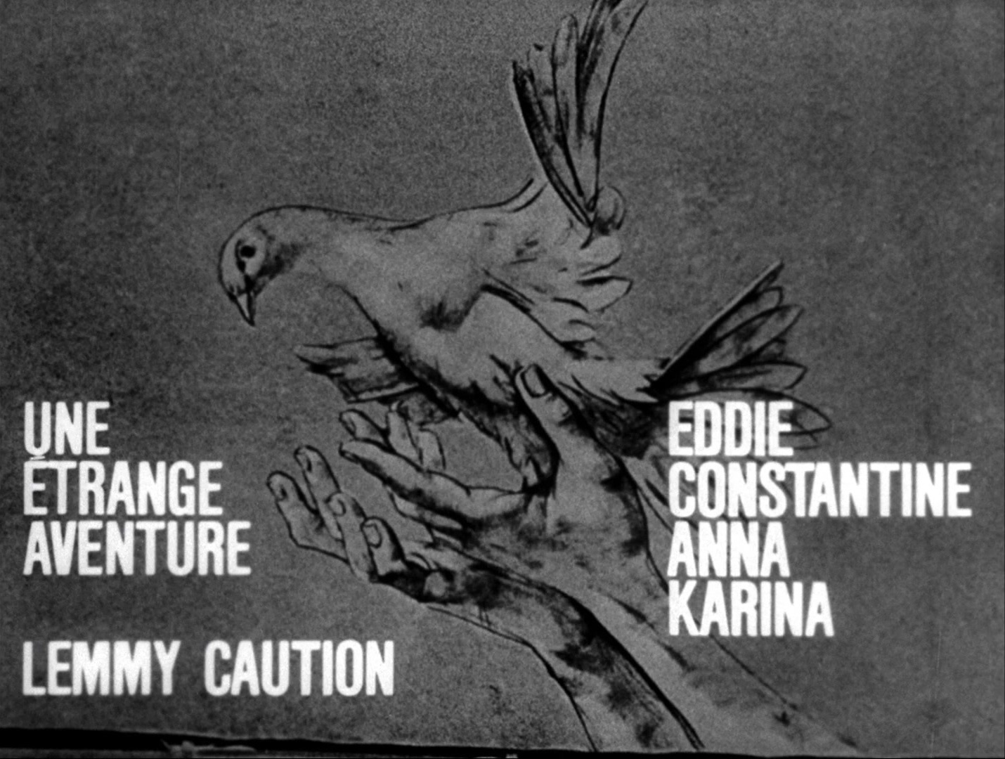 Alphaville: Une étrange aventure de Lemmy Caution (1965), wide, 1.32:1 — film still
