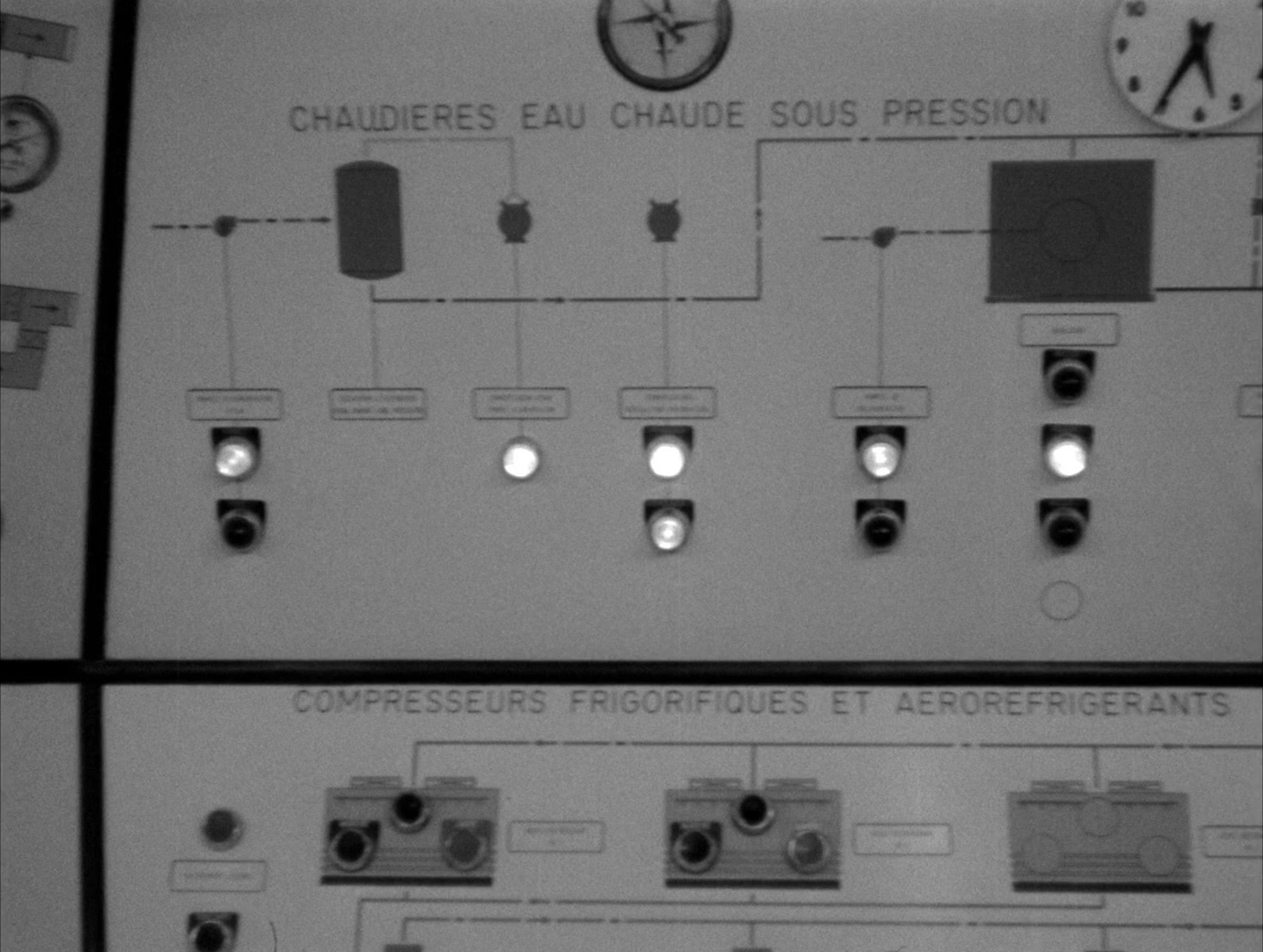 Alphaville: Une étrange aventure de Lemmy Caution (1965), wide, 1.33:1 — film still