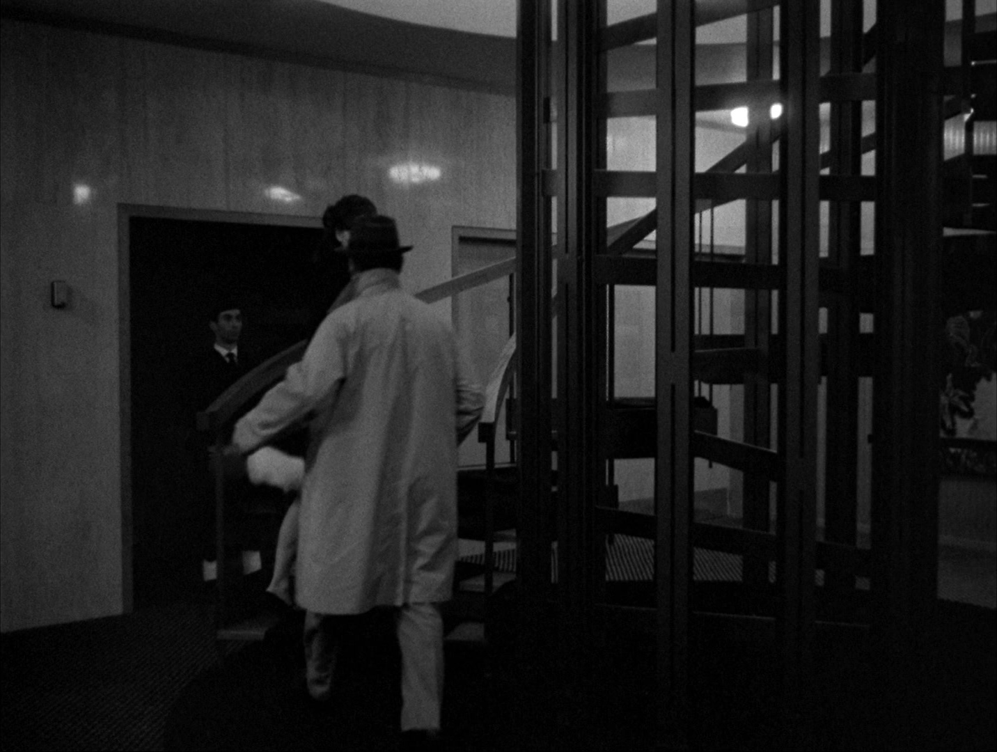 Alphaville: Une étrange aventure de Lemmy Caution (1965), wide, 1.33:1 — film still