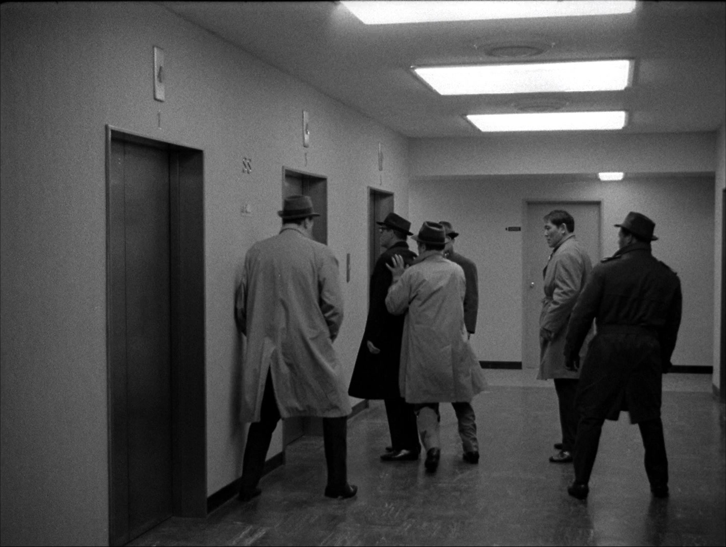 Alphaville: Une étrange aventure de Lemmy Caution (1965), wide, 1.33:1 — film still
