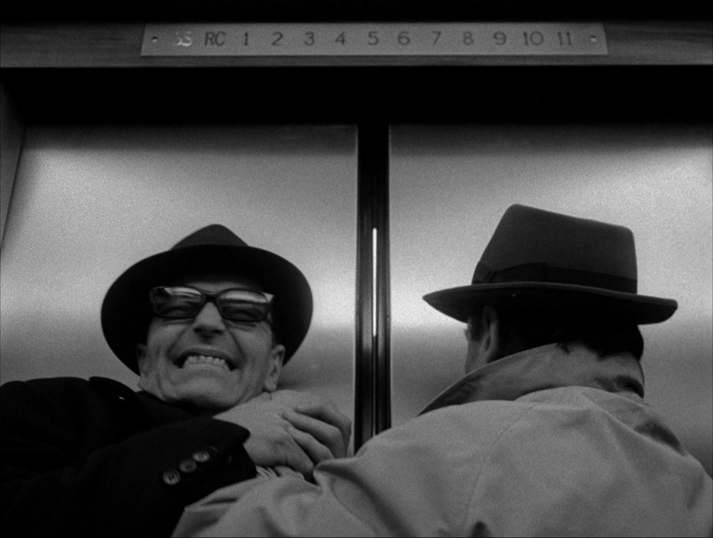 Alphaville: Une étrange aventure de Lemmy Caution (1965), unknown, 1.33:1 — film still