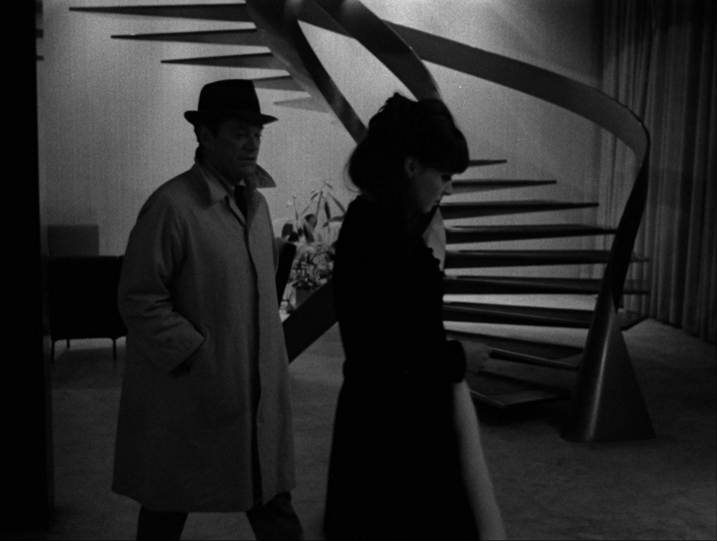 Alphaville: Une étrange aventure de Lemmy Caution (1965), wide, 1.33:1 — film still