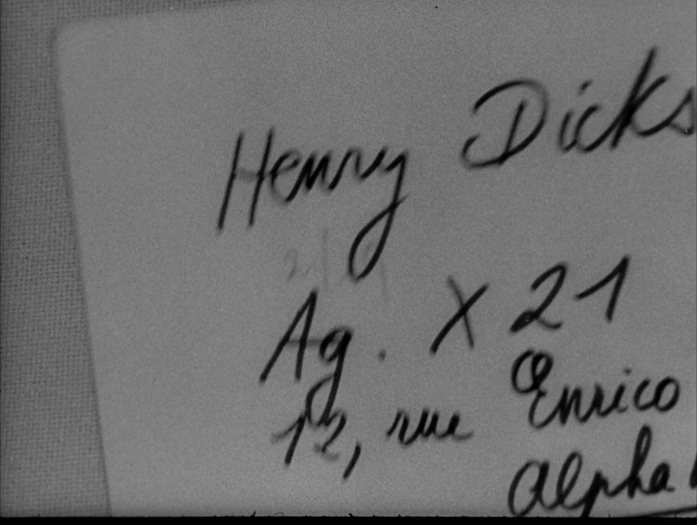 Alphaville: Une étrange aventure de Lemmy Caution (1965), wide, 1.33:1 — film still