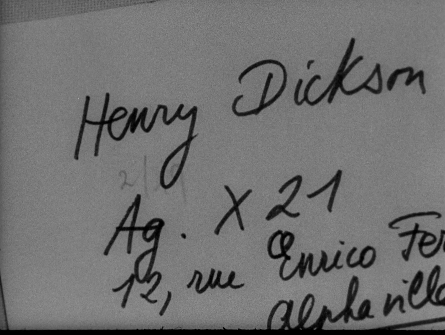 Alphaville: Une étrange aventure de Lemmy Caution (1965), wide, 1.33:1 — film still