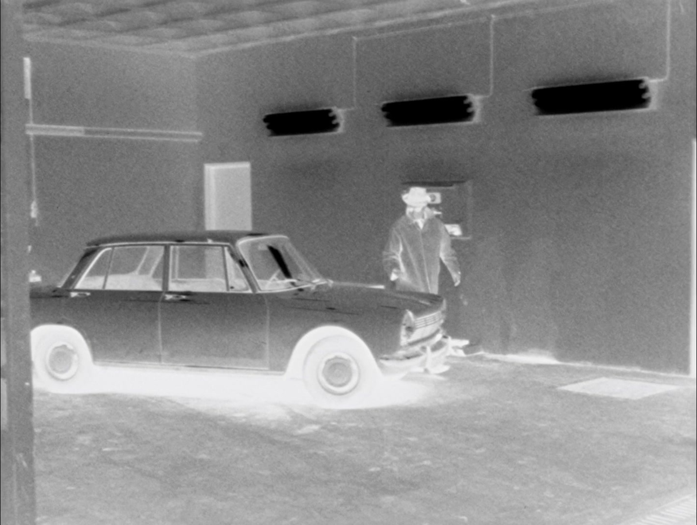Alphaville: Une étrange aventure de Lemmy Caution (1965), unknown, 1.33:1 — film still