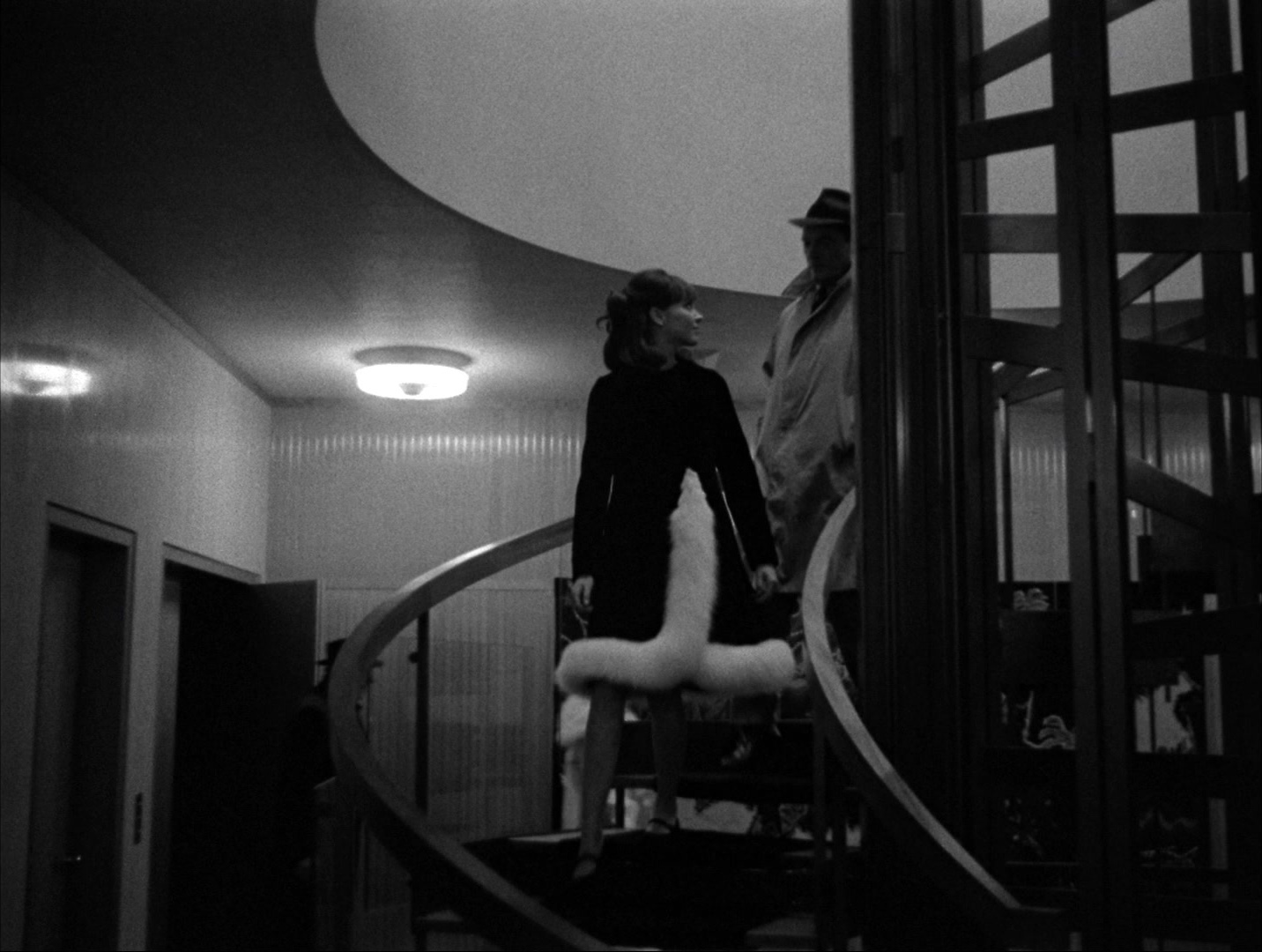Alphaville: Une étrange aventure de Lemmy Caution (1965), wide, 1.33:1 — film still