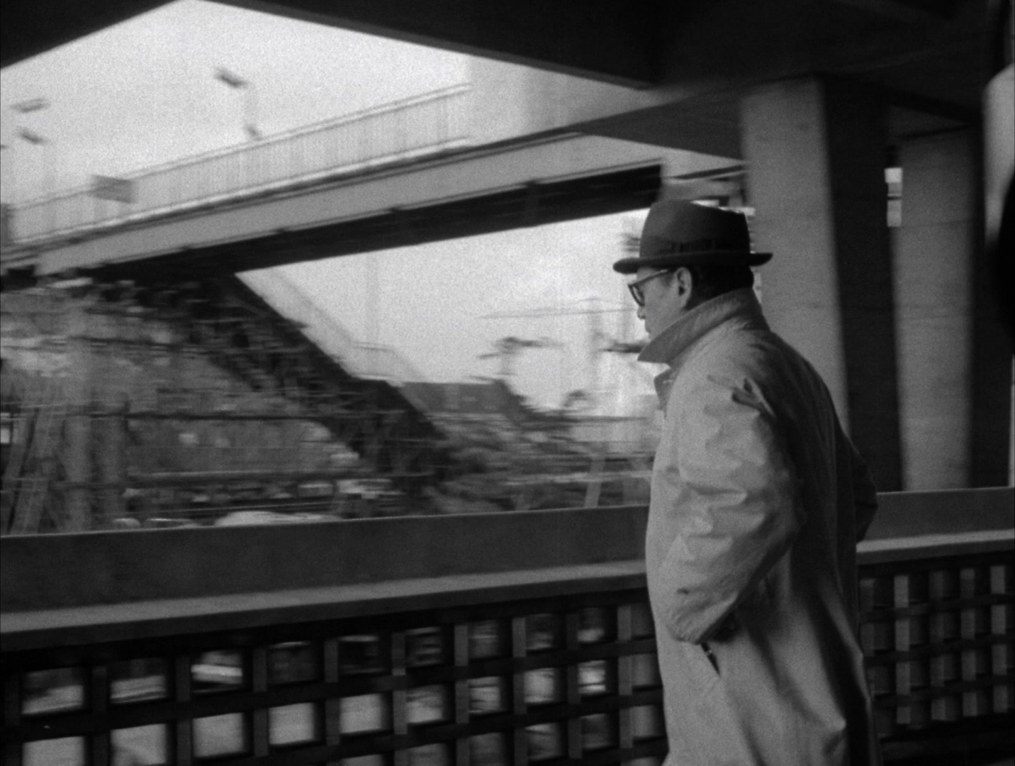 Alphaville: Une étrange aventure de Lemmy Caution (1965), wide, 1.33:1 — film still