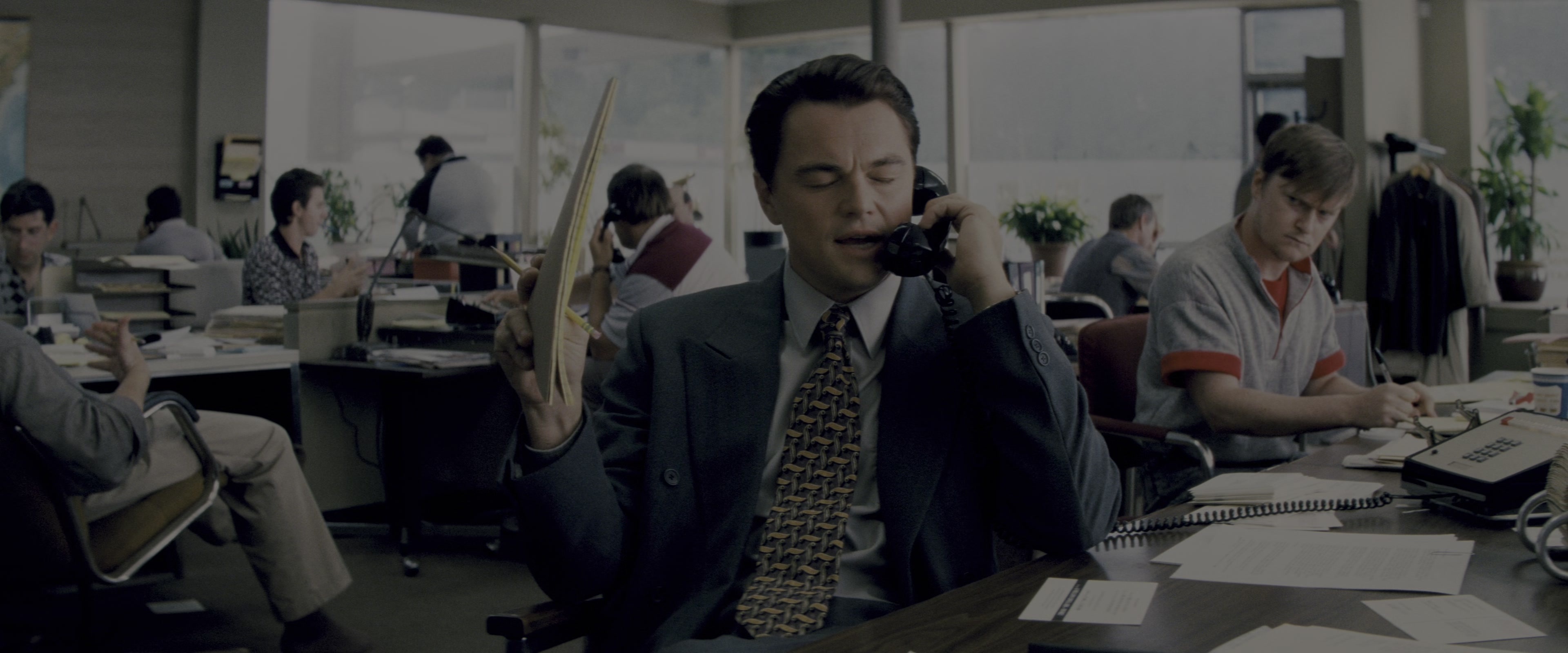 The Wolf of Wall Street (2013), wide, 2.40:1 — film still