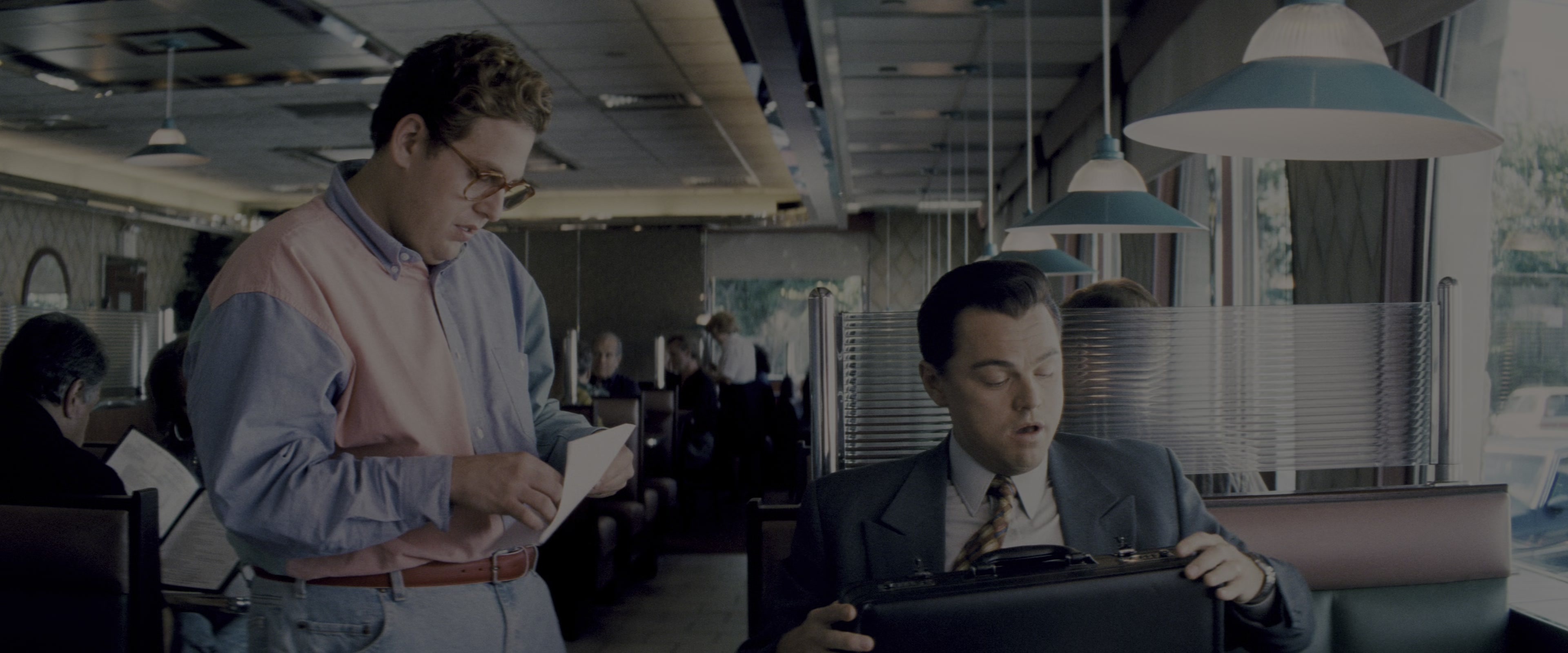 The Wolf of Wall Street (2013), wide, 2.40:1 — film still