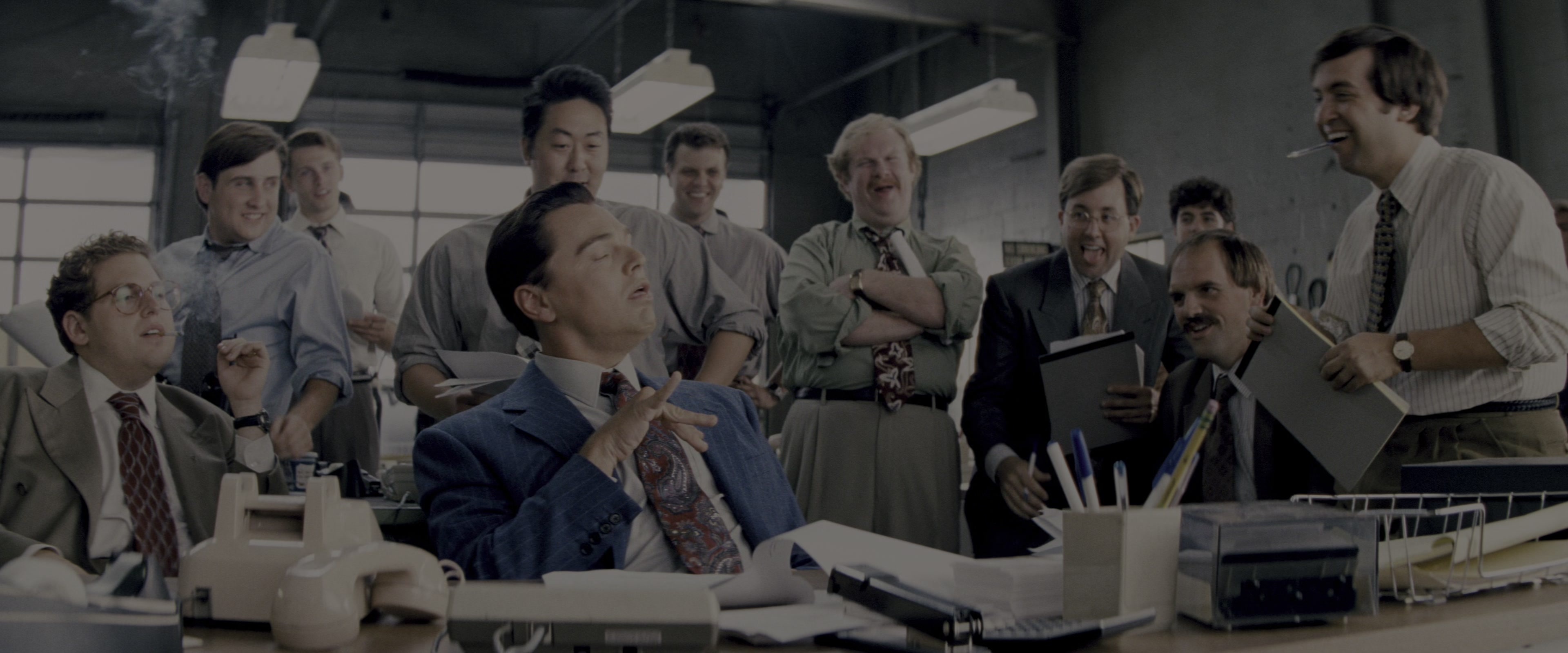 The Wolf of Wall Street (2013), wide, 2.40:1 — film still
