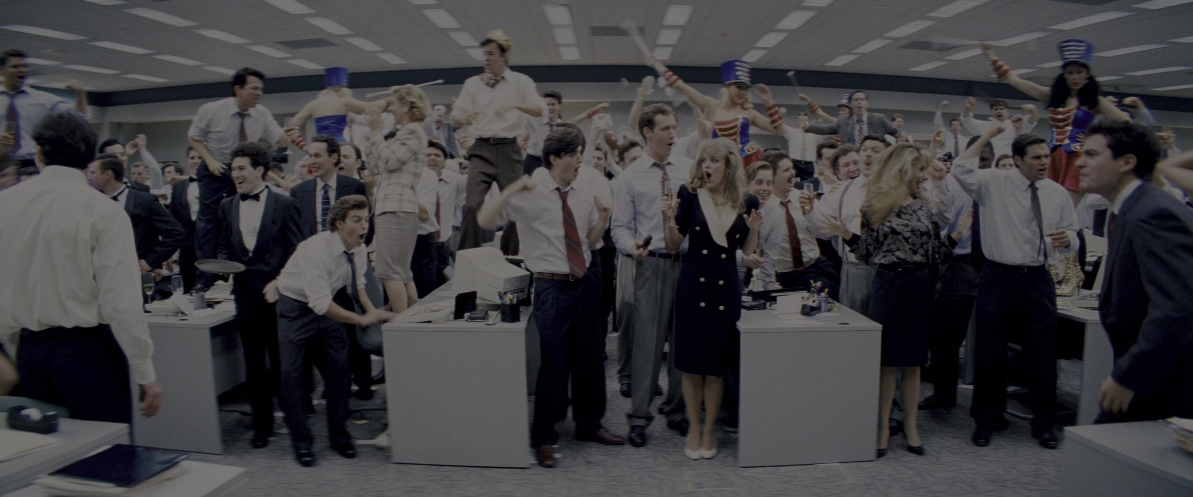 The Wolf of Wall Street (2013), wide, 2.40:1 — film still