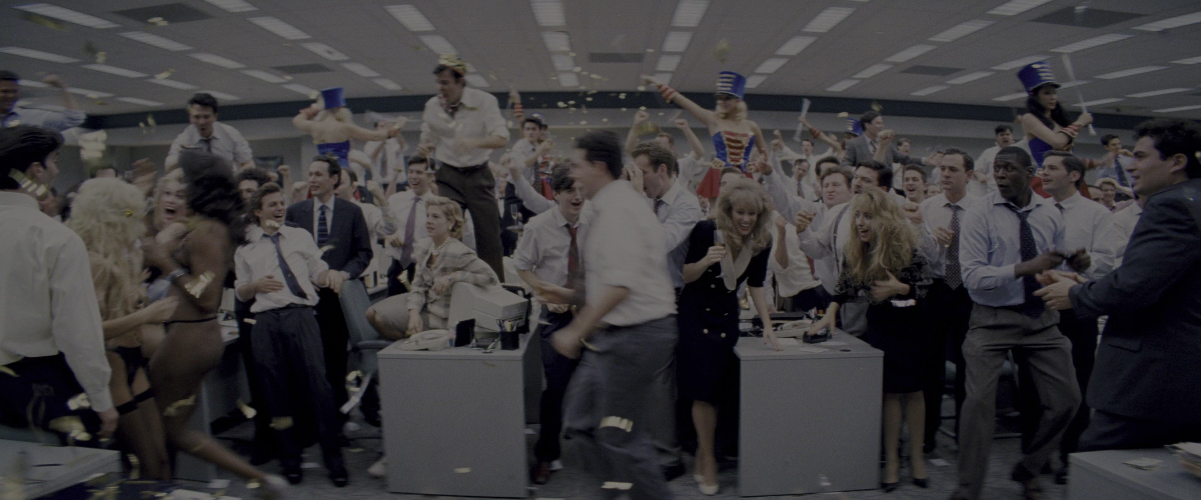 The Wolf of Wall Street (2013), wide, 2.40:1 — film still