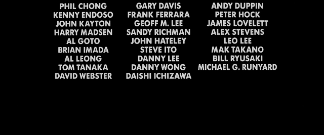 Wide shot frame from Black Rain — poster