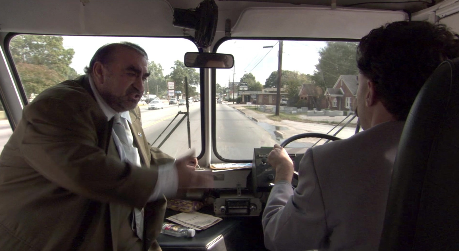 Borat: Cultural Learnings of America for Make Benefit Glorious Nation of Kazakhstan (2006), wide, 1.83:1 — film still