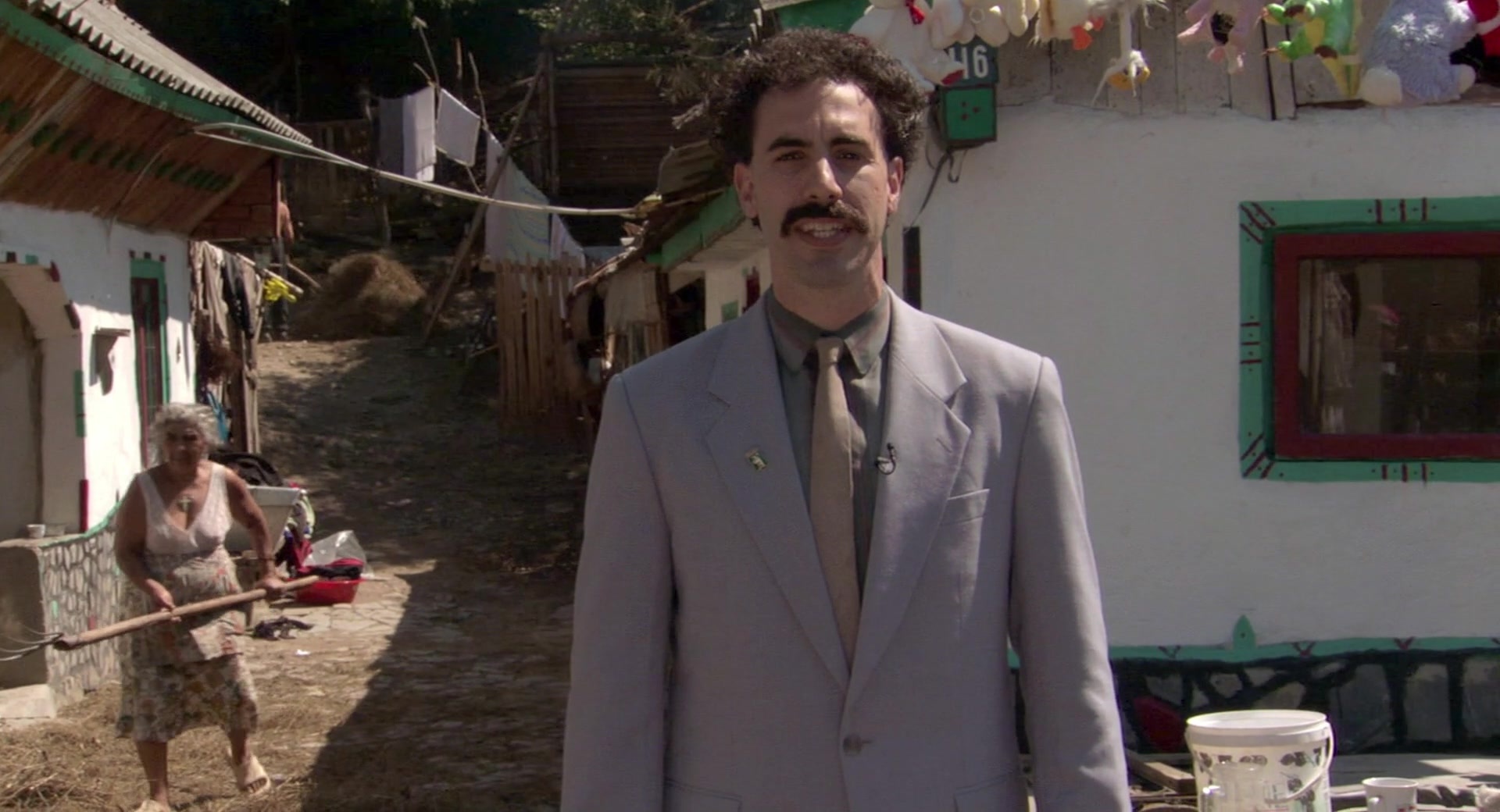 Borat: Cultural Learnings of America for Make Benefit Glorious Nation of Kazakhstan (2006), wide, 1.85:1 — film still