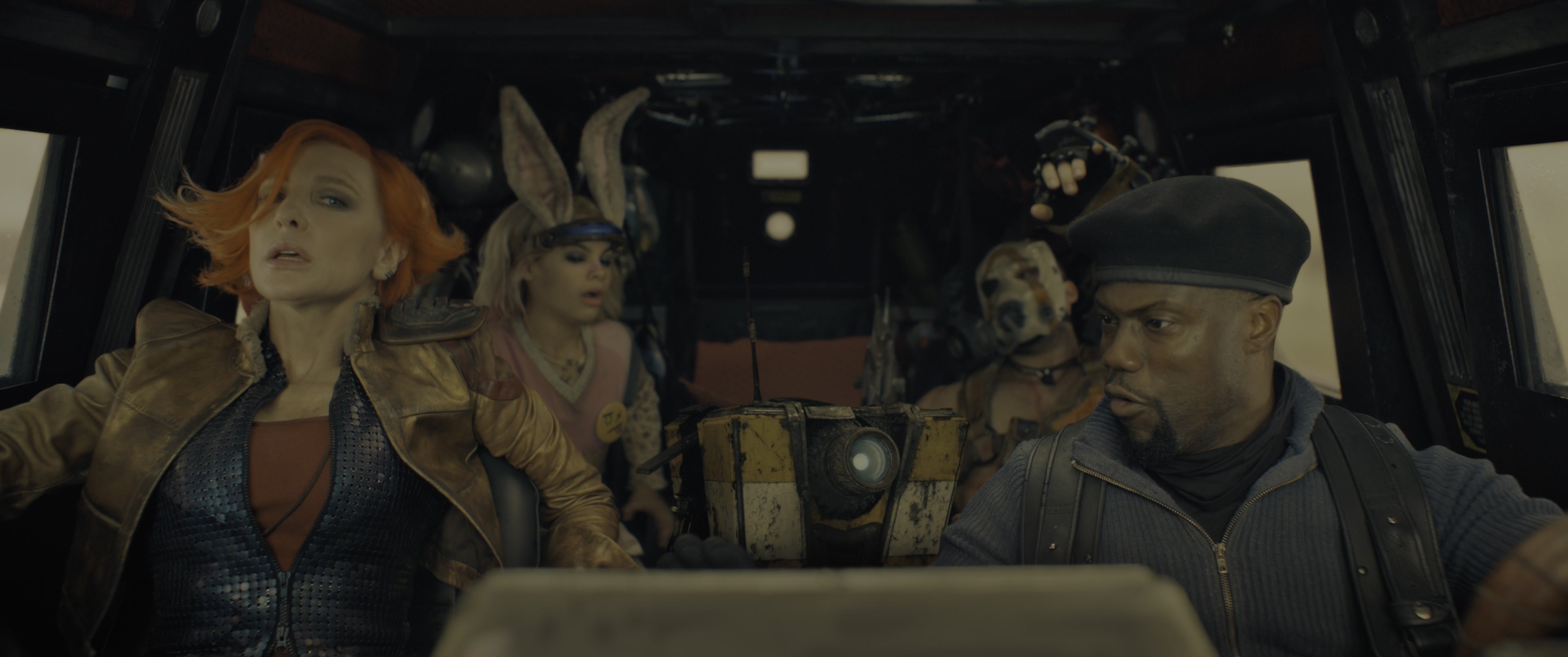 Borderlands (2024), close, 2.39:1 — film still