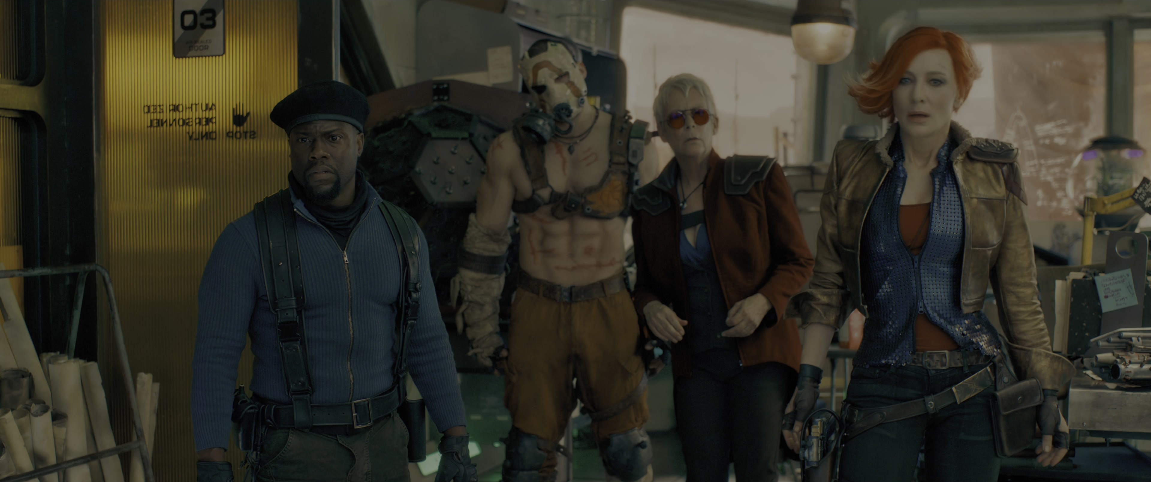 Borderlands (2024), wide, 2.39:1 — film still