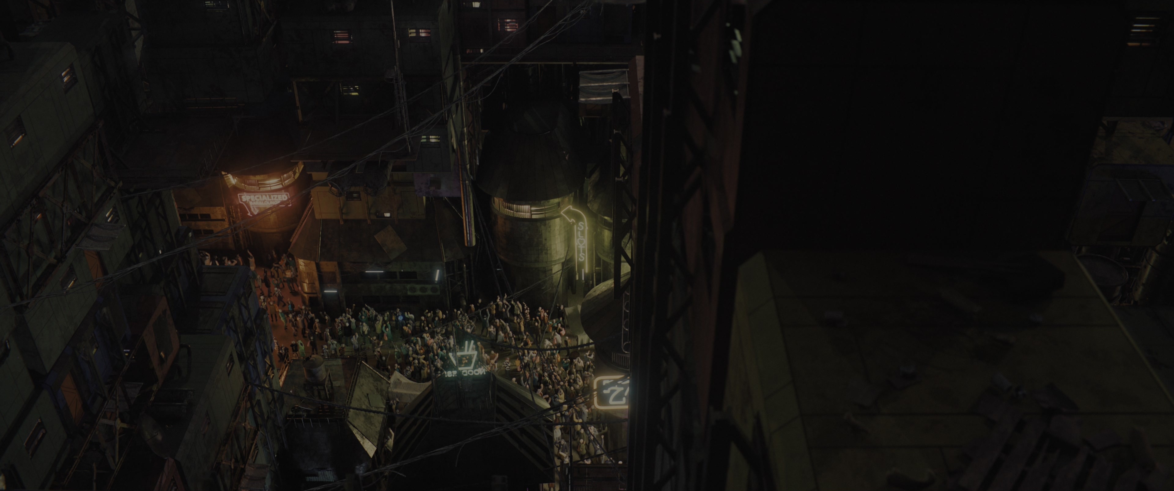 Borderlands (2024), wide, 2.39:1 — film still