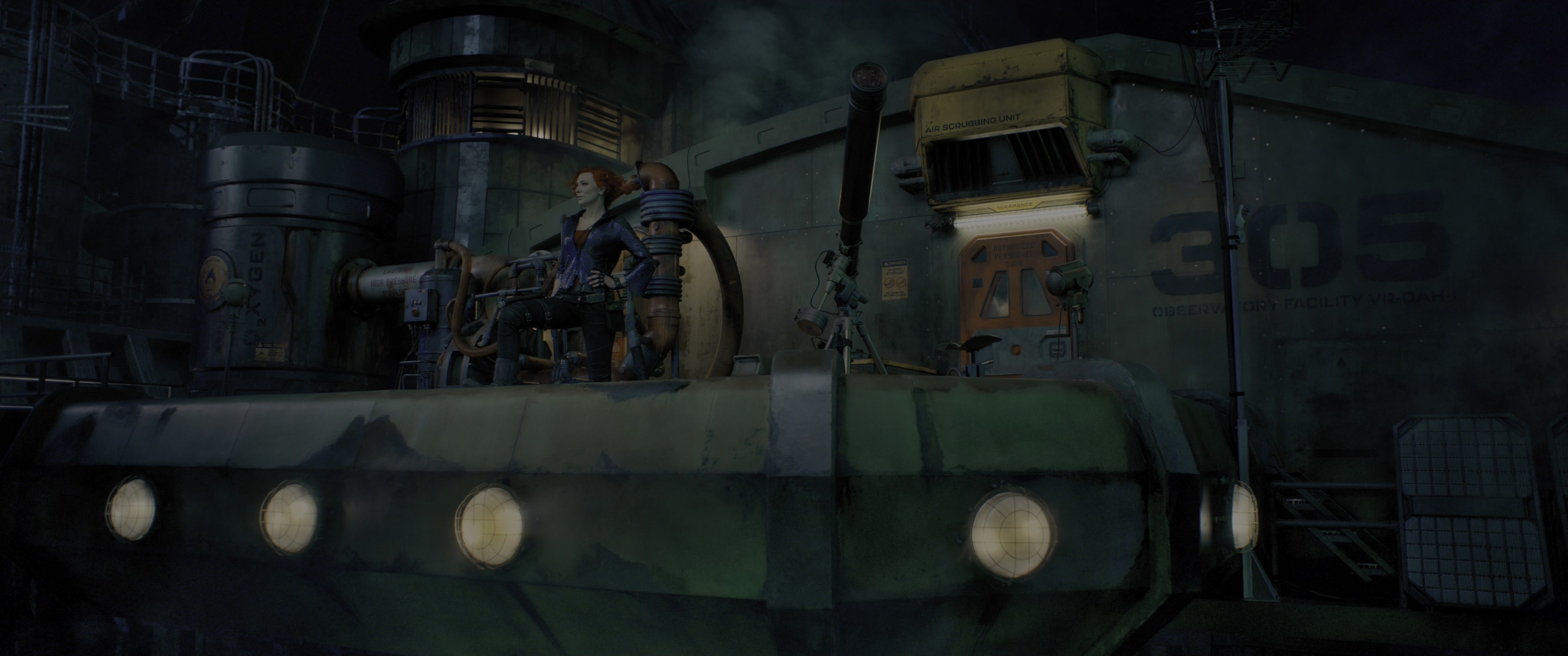 Borderlands (2024), wide, 2.39:1 — film still