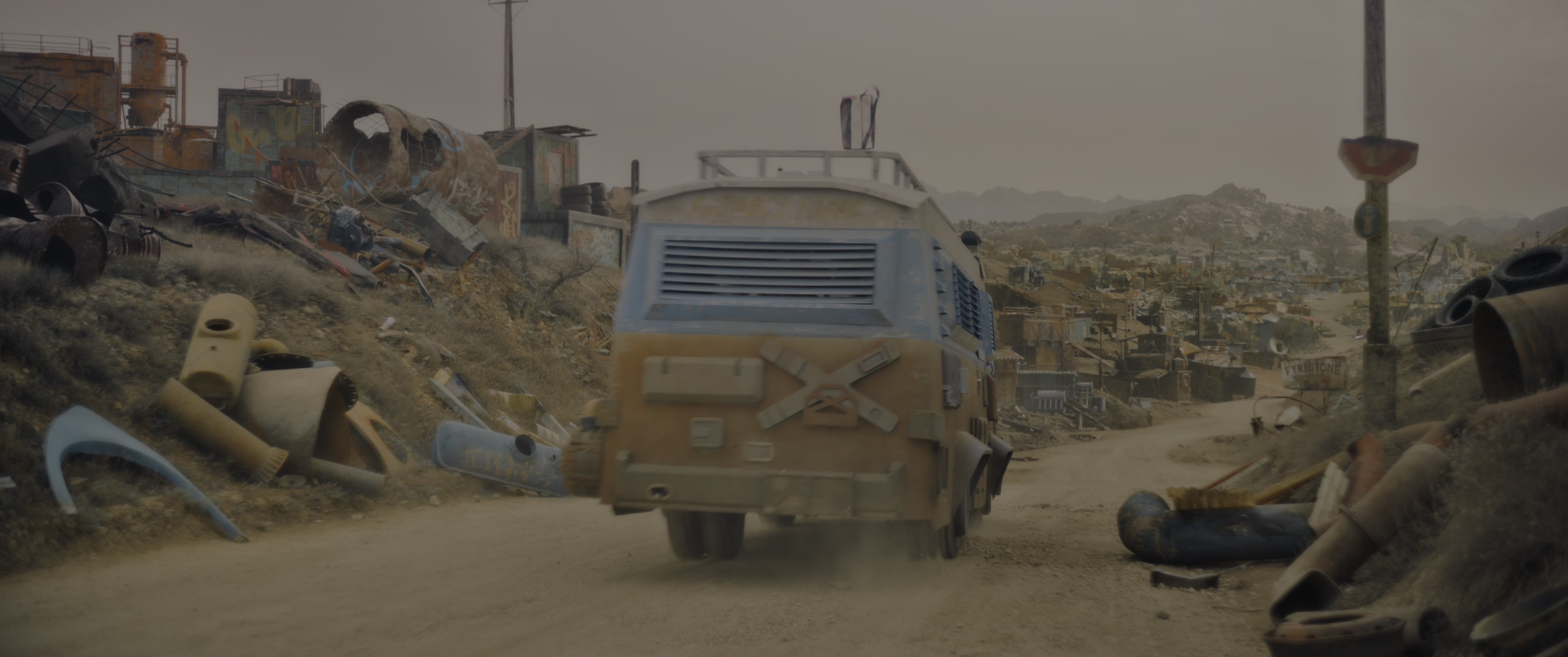 Borderlands (2024), wide, 2.39:1 — film still