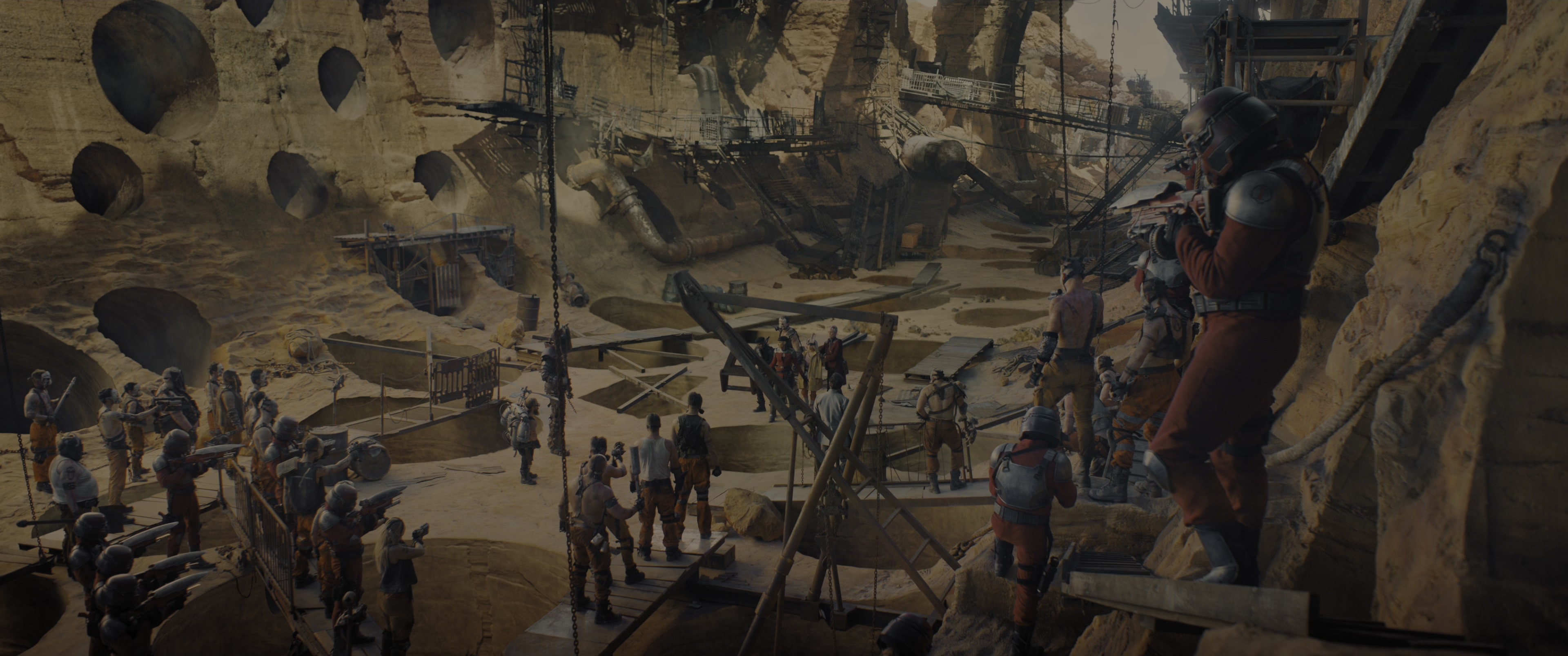 Borderlands (2024), wide, 2.39:1 — film still