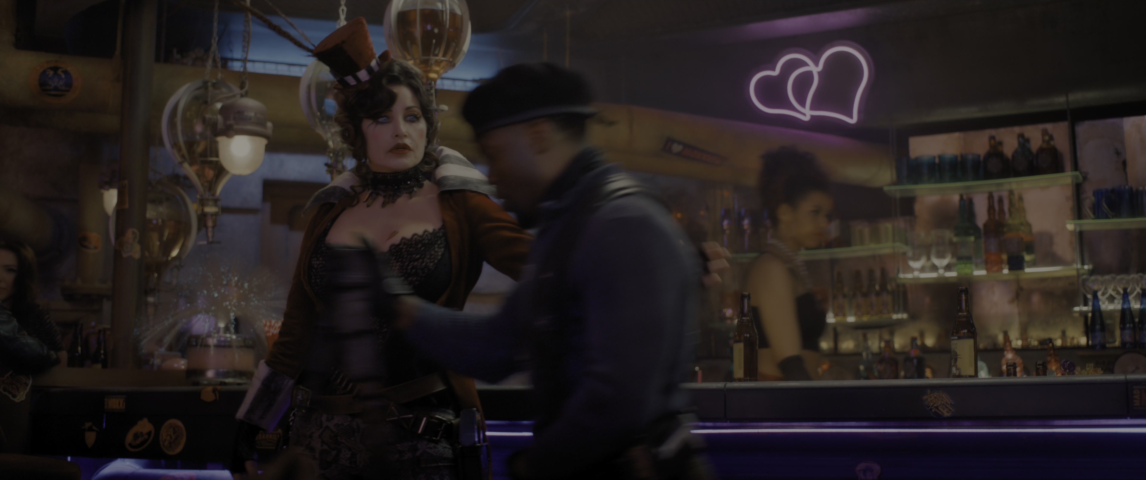 Borderlands (2024), wide, 2.39:1 — film still